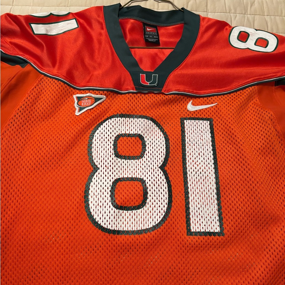 Nike Authentic Miami Hurricanes Jersey size 60 = 3XL